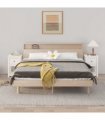 vidaXL Bedside Cabinets 2 pcs White 40x35x61.5 cm Solid Wood Pine