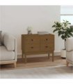 vidaXL Console Cabinet Honey Brown 90x40x78 cm Solid Wood Pine