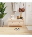 vidaXL Hall Bench 80x40x43 cm Solid Wood Pine — Colour: natural, Size: 80 x 40 x 43 cm