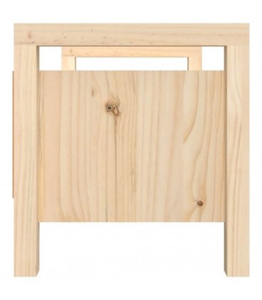 vidaXL Hall Bench 80x40x43 cm Solid Wood Pine — Colour: natural, Size: 80 x 40 x 43 cm