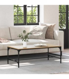 vidaXL Coffee Table Artisan Oak 100 x 50 x 35 cm Engineered Wood