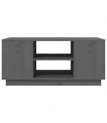 vidaXL Coffee Table Grey 90x49x40.5 cm Solid Wood Pine