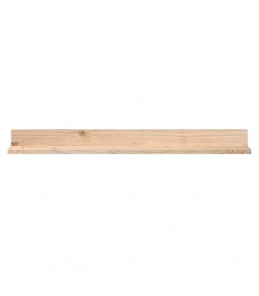 vidaXL Wall Shelves 2 pcs 110x11x9 cm Solid Wood Pine — Colour: natural, Size: 110 x 11 x 9 cm