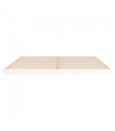 vidaXL Bed Frame without Mattress White 180x200 cm Super King Solid Wood Pine — Size: 180 x 200 cm — V0672036349