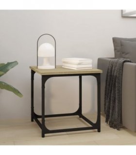 vidaXL Side Table Sonoma Oak 40x40x40 cm Engineered Wood — V0672036477