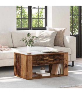 vidaXL Coffee Table Old Wood 80 x 50 x 40 cm Engineered Wood
