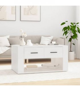 vidaXL Coffee Table White 80x50x40 cm Engineered Wood