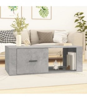 vidaXL Coffee Table Concrete Grey 100x50.5x35 cm Engineered Wood