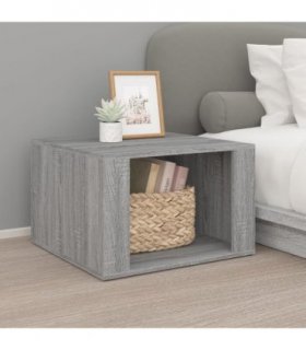 vidaXL Bedside Table Grey Sonoma 57x55x36 cm Engineered Wood