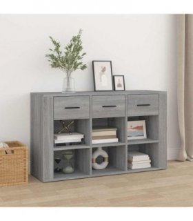 vidaXL Sideboard Grey Sonoma 100x30x59.5 cm Engineered Wood