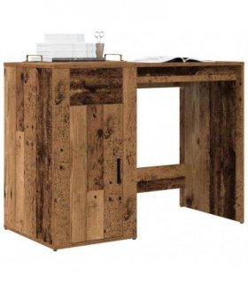 vidaXL Desk Old Wood 100x49x75 cm Engineered Wood