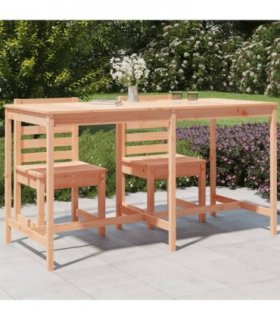 vidaXL Garden Table 203.5x90x110 cm Solid Wood Douglas — Colour: natural douglas, Size: 203.5 x 90 x 110 cm