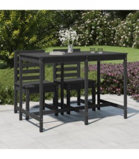 vidaXL Garden Table Grey 159.5x82.5x110 cm Solid Wood Pine — Colour: grey pine, Size: 159.5 x 82.5 x 110 cm