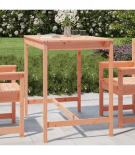 vidaXL Garden Table 121x82.5x110 cm Solid Wood Douglas — Colour: natural douglas, Size: 121 x 82.5 x 110 cm