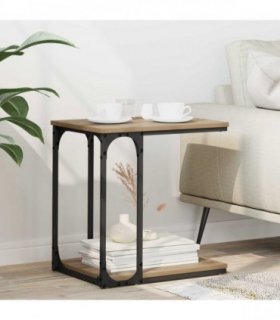 vidaXL Side Table Artisan Oak 50 x 35 x 52 cm Engineered Wood