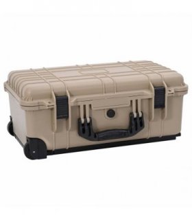 vidaXL Hard Luggage Case Sand 56 x 35 x 23 cm Polypropylene and ABS