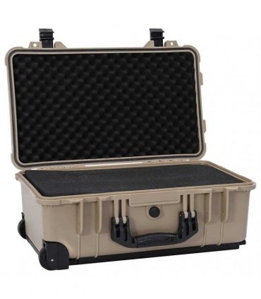 vidaXL Hard Luggage Case Sand 56 x 35 x 23 cm Polypropylene and ABS