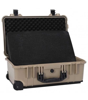 vidaXL Hard Luggage Case Sand 56 x 35 x 23 cm Polypropylene and ABS