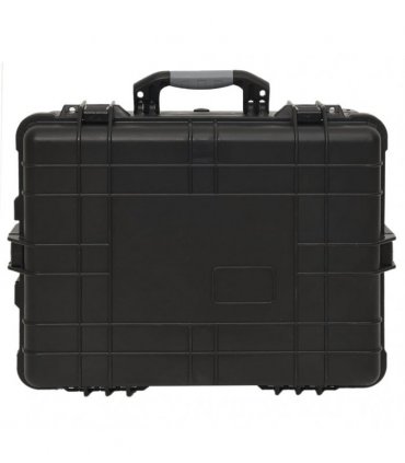 vidaXL Wheeled Flight Case Black 58x45x27 cm PP — Size: 58 x 45 x 27 cm