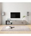 vidaXL Speaker Stands 2 pcs Silver Tempered Glass 1 Pillar Design — Size: 40 x 40 x 86 cm