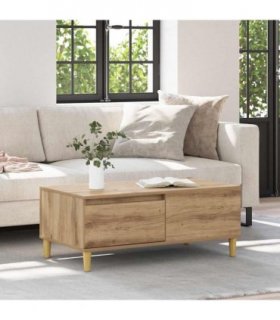 vidaXL Coffee Table Artisan Oak 90 x 50 x 35 cm Engineered Wood