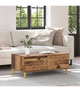 vidaXL Coffee Table Old Wood 90 x 50 x 35 cm Engineered Wood