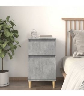 vidaXL Bedside Cabinet Concrete Grey 40x35x70 cm