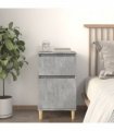 vidaXL Bedside Cabinet Concrete Grey 40x35x70 cm