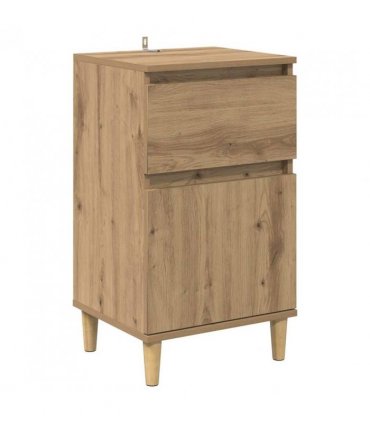 vidaXL Bedside Cabinet Artisan Oak 40 x 35 x 70 cm Engineered Wood — V0672037655