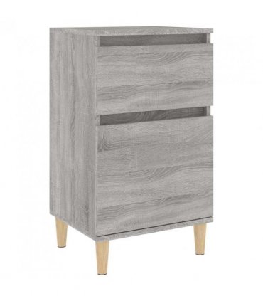 vidaXL Bedside Cabinet Grey Sonoma 40x35x70 cm