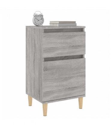 vidaXL Bedside Cabinet Grey Sonoma 40x35x70 cm
