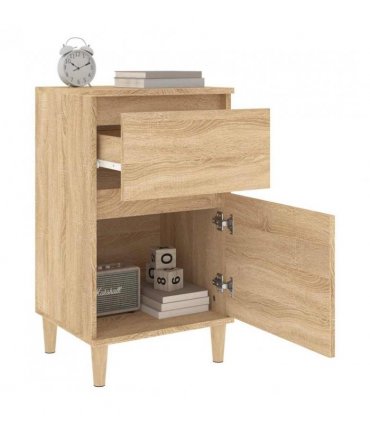 vidaXL Bedside Cabinet Sonoma Oak 40x35x70 cm