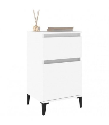 vidaXL Bedside Cabinets 2 pcs White 40x35x70 cm — V0672037671