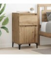 vidaXL Bedside Cabinet Artisan Oak 40 x 35 x 70 cm Engineered Wood — V0672037675