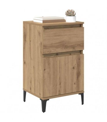 vidaXL Bedside Cabinet Artisan Oak 40 x 35 x 70 cm Engineered Wood — V0672037675