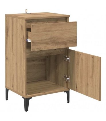 vidaXL Bedside Cabinet Artisan Oak 40 x 35 x 70 cm Engineered Wood — V0672037675