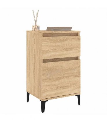 vidaXL Bedside Cabinet Sonoma Oak 40x35x70 cm — V0672037679