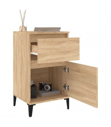 vidaXL Bedside Cabinet Sonoma Oak 40x35x70 cm — V0672037679