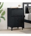 vidaXL Bedside Cabinet 2 pcs Black Oak 40 x 35 x 70 cm Engineered Wood — V0672037681