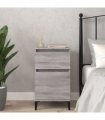 vidaXL Bedside Cabinet Grey Sonoma 40x35x70 cm — V0672037683