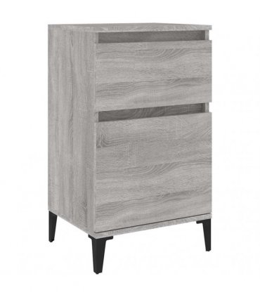 vidaXL Bedside Cabinet Grey Sonoma 40x35x70 cm — V0672037683