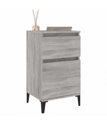vidaXL Bedside Cabinet Grey Sonoma 40x35x70 cm — V0672037683