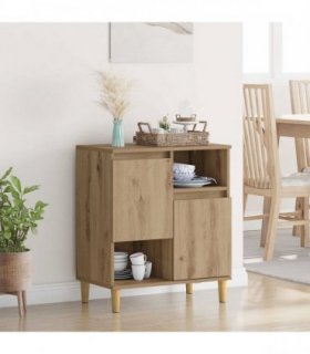 vidaXL Sideboard Artisan oak 35 x 60 x 70 cm Engineered wood
