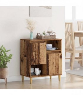 vidaXL Sideboard Old wood 35 x 60 x 70 cm Engineered wood