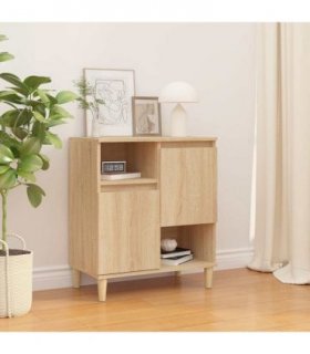 vidaXL Sideboard Sonoma Oak 60x35x70 cm Engineered Wood — V0672037695