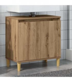 vidaXL Sink Cabinet Artisan Oak 58x33x60 cm Engineered Wood