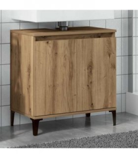 vidaXL Sink Cabinet Artisan Oak 58x33x60 cm Engineered Wood — V0672037766