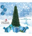 7FT SLIM PENCIL GREEN  ARTIFICIAL TREE