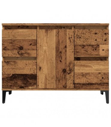 vidaXL Sink Cabinet Old Wood 80x33x60 cm Engineered Wood — V0672037785