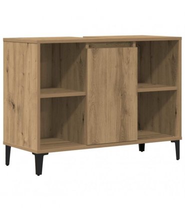 vidaXL Sink Cabinet Artisan Oak 80x33x60 cm Engineered Wood — V0672037798